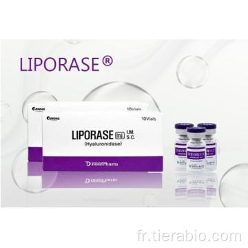 Hyaluronidase liporase lyophilisée injectable pour injection